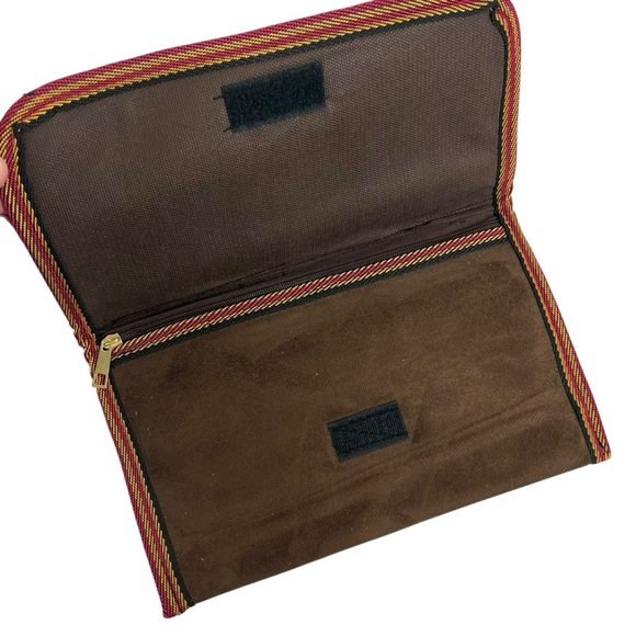 Colorful Fabric Embroidered bohemian Style Clutch Ethnic Print - Picture 2 of 5